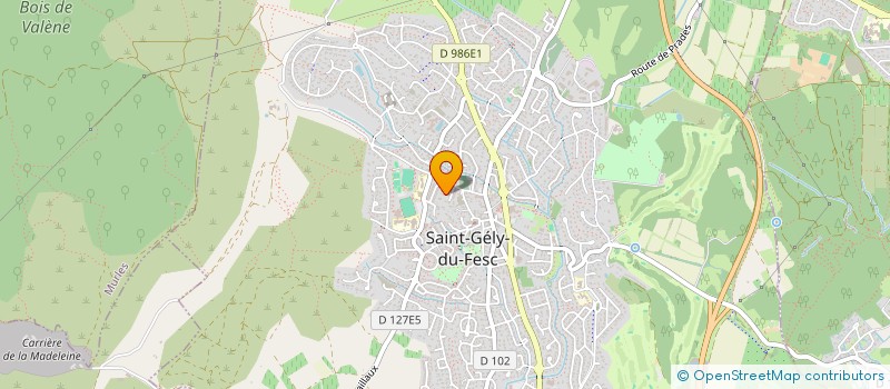 localisation de l'entreprise MADAME SYLVIE MOUGEL à SAINT-GELY-DU-FESC
