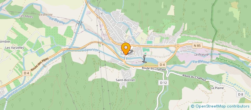 localisation de l'entreprise MADAME SYLVIE MOUREN  MALIJAI