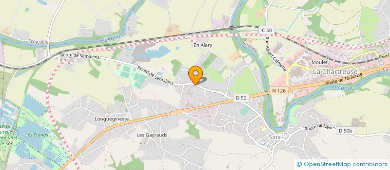 localisation de l'entreprise MADAME SYLVIE MOURET  SAIX