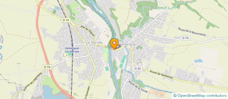 localisation de l'entreprise MADAME SYLVIE MOURREJEAU à VENERQUE