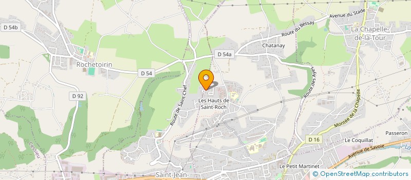 localisation de l'entreprise MADAME SYLVIE MUNIER  LA TOUR-DU-PIN