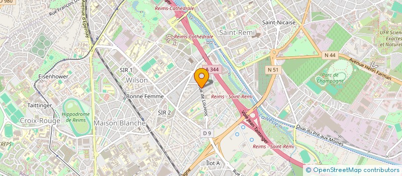 localisation de l'entreprise MADAME SYLVIE MUNIER à REIMS