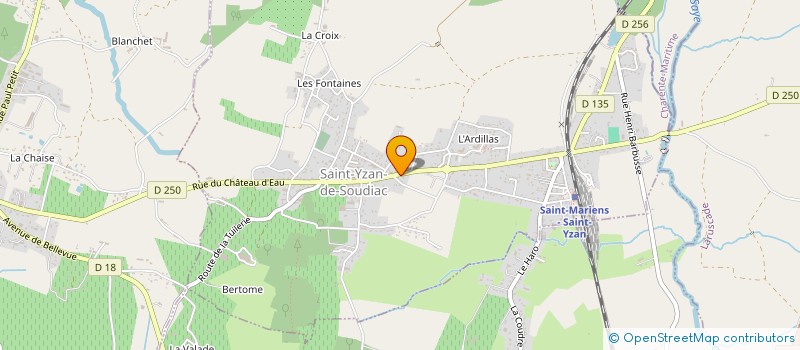 localisation de l'entreprise MADAME SYLVIE MUNOZ -ELENA à SAINT-CHRISTOLY-DE-BLAYE