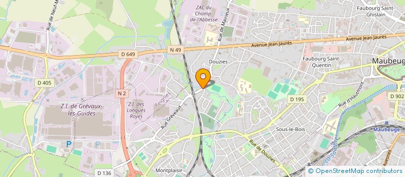 localisation de l'entreprise MADAME SYLVIE MUPAPA à MAUBEUGE