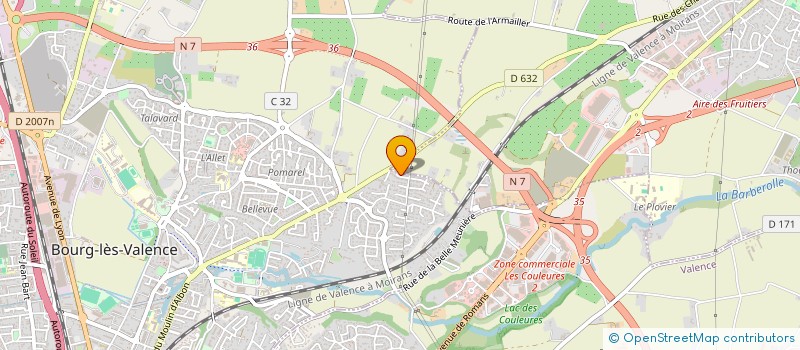 localisation de l'entreprise MADAME SYLVIE MY  BOURG-LES-VALENCE