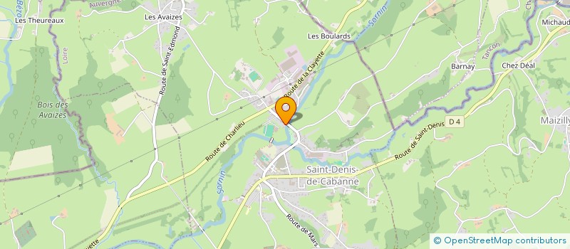 localisation de l'entreprise MADAME SYLVIE NABAILE  SAINT-DENIS-DE-CABANNE