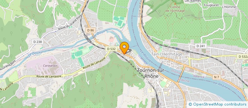 localisation de l'entreprise MADAME SYLVIE NARDOZZA à TOURNON-SUR-RHONE