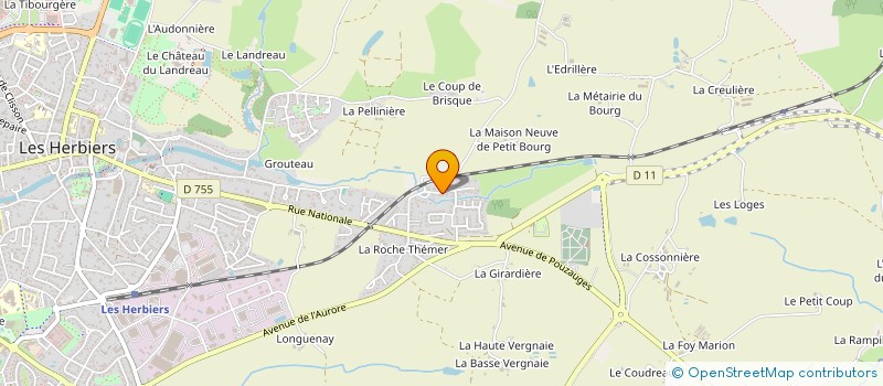 localisation de l'entreprise MADAME SYLVIE NASCIVET à LES HERBIERS