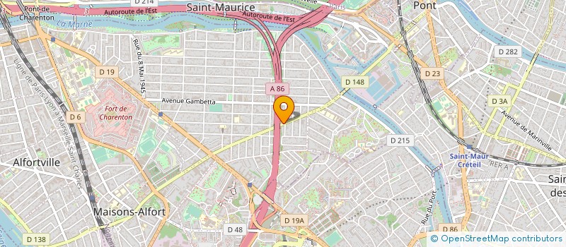 localisation de l'entreprise MADAME SYLVIE NATAF  MAISONS-ALFORT