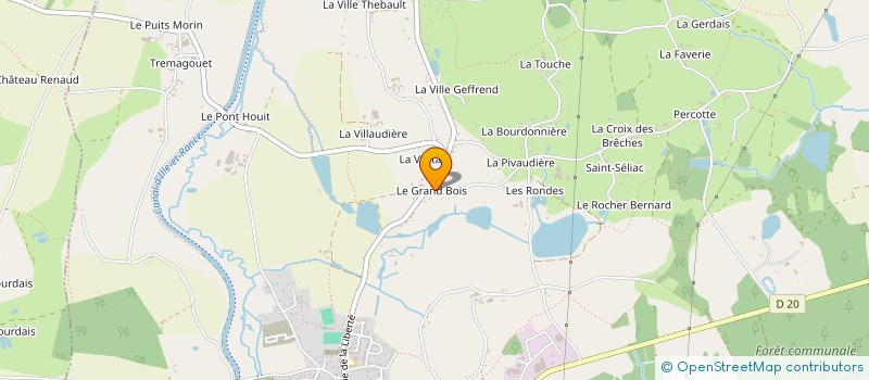 localisation de l'entreprise MADAME SYLVIE NAULLEAU  QUEBRIAC