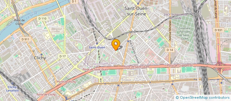 localisation de l'entreprise MADAME SYLVIE NAVES  SAINT-OUEN-SUR-SEINE