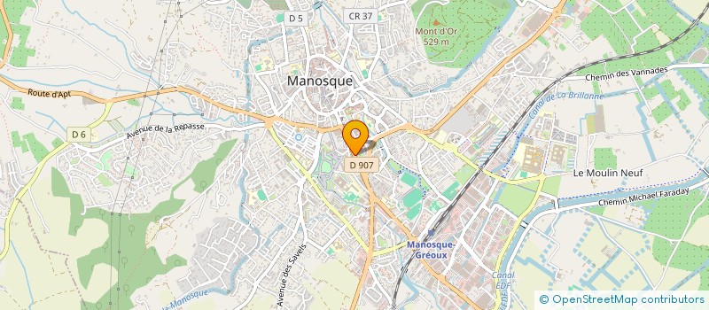 localisation de l'entreprise MADAME SYLVIE NERVI à MANOSQUE