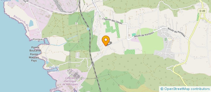 localisation de l'entreprise MADAME SYLVIE NESME  MARTIGUES