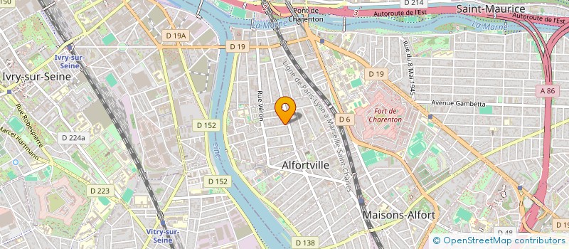 localisation de l'entreprise MADAME SYLVIE NEUSCHWANDER à ALFORTVILLE