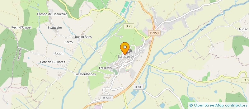 localisation de l'entreprise MADAME SYLVIE NEVEU à LAUZERTE