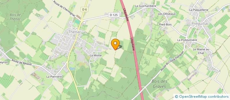 localisation de l'entreprise MADAME SYLVIE NEZEREAU  THENAC