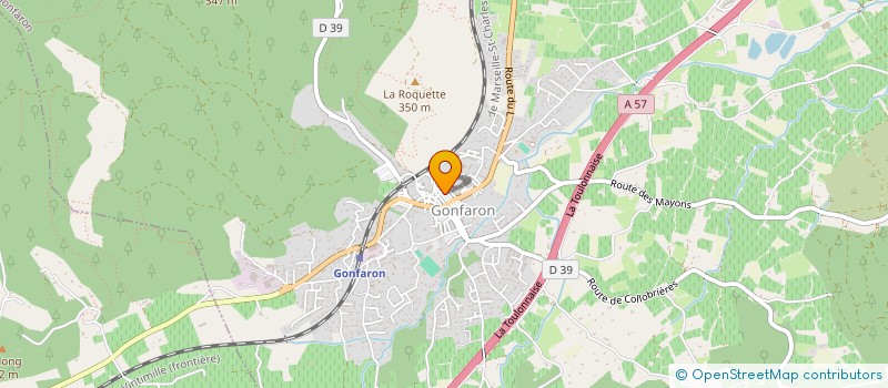 localisation de l'entreprise MADAME SYLVIE NICOLE SIMONE BEQUET  GONFARON