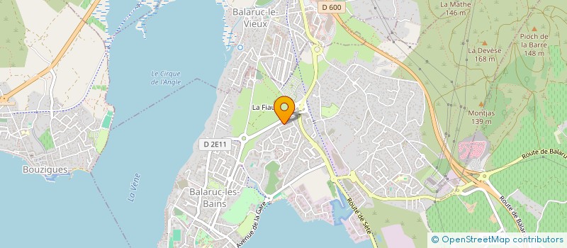 localisation de l'entreprise MADAME SYLVIE NICOULET  BALARUC-LES-BAINS