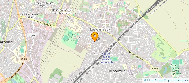 localisation de l'entreprise MADAME SYLVIE NIKOLIC  VILLIERS-LE-BEL