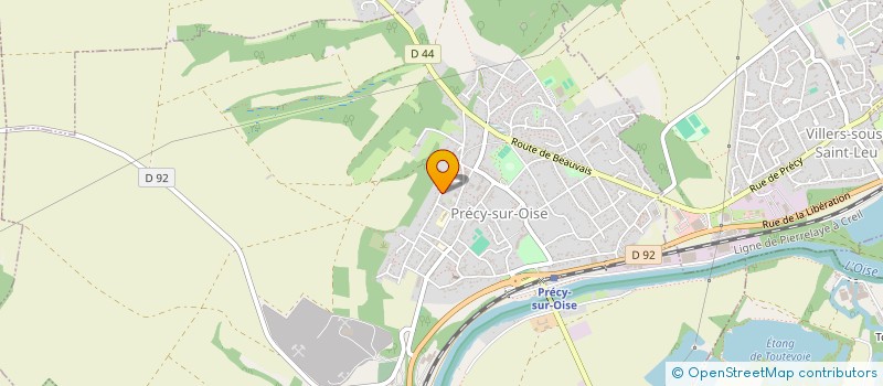 localisation de l'entreprise MADAME SYLVIE NIVIERE  PRECY-SUR-OISE