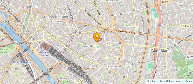 localisation de l'entreprise MADAME SYLVIE NOBLE à PARIS