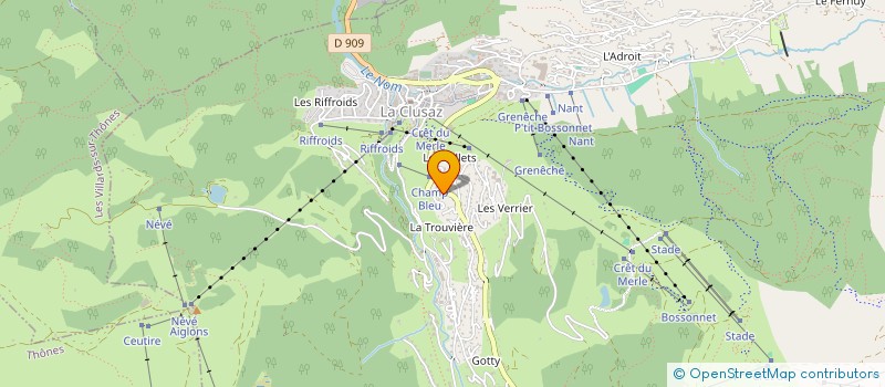 localisation de l'entreprise MADAME SYLVIE NOEL à LA CLUSAZ