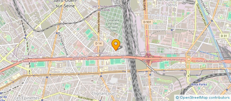 localisation de l'entreprise MADAME SYLVIE NOELLE MARIE MINARD à SAINT-OUEN-SUR-SEINE