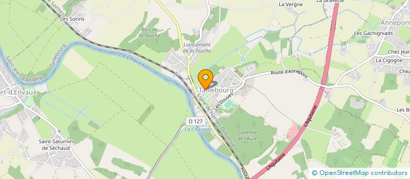 localisation de l'entreprise MADAME SYLVIE NOIRET-PASDELOUP à TAILLEBOURG