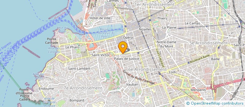 localisation de l'entreprise MADAME SYLVIE NOTEBAERT  MARSEILLE