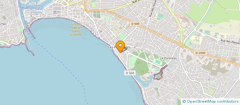 localisation de l'entreprise MADAME SYLVIE NOTTELET à LES SABLES D'OLONNE