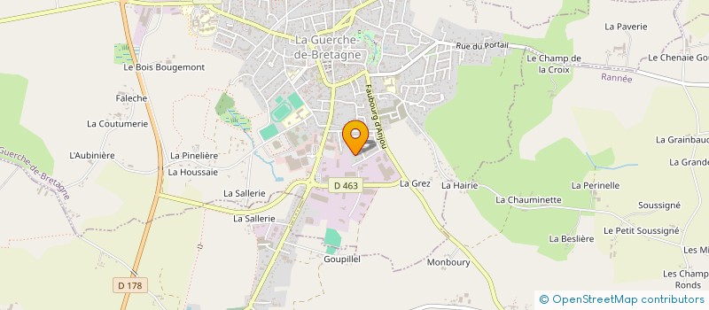 localisation de l'entreprise MADAME SYLVIE NOYERS  LA GUERCHE-DE-BRETAGNE