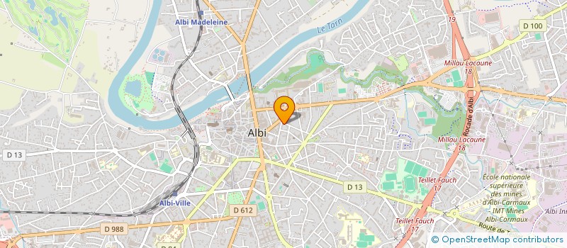 localisation de l'entreprise MADAME SYLVIE OBE à ALBI