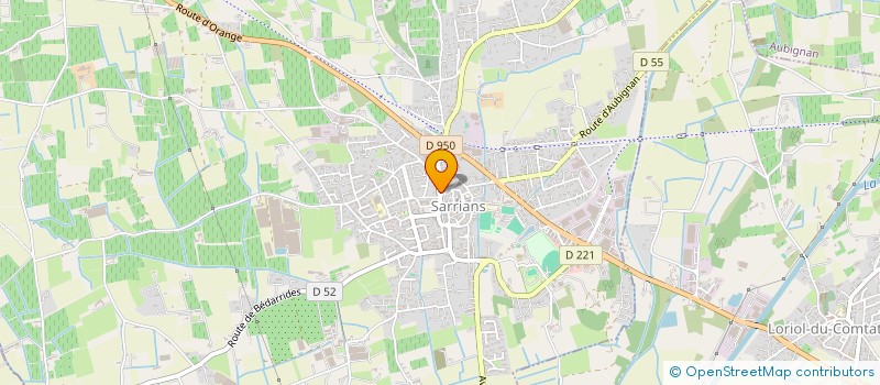 localisation de l'entreprise MADAME SYLVIE ODIN  SARRIANS