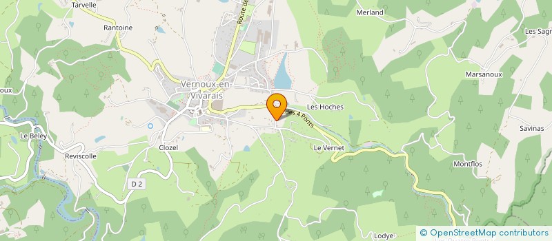 localisation de l'entreprise MADAME SYLVIE OLIVA  VERNOUX-EN-VIVARAIS