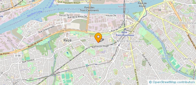 localisation de l'entreprise MADAME SYLVIE ORIEUX à REZE