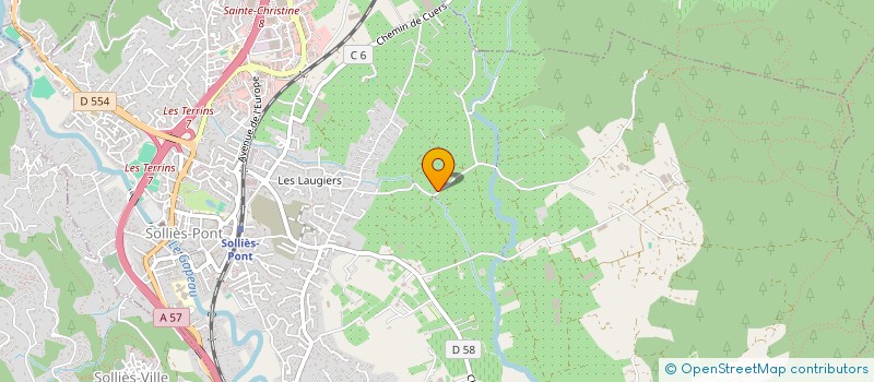 localisation de l'entreprise MADAME SYLVIE ORTEL  SOLLIES-PONT