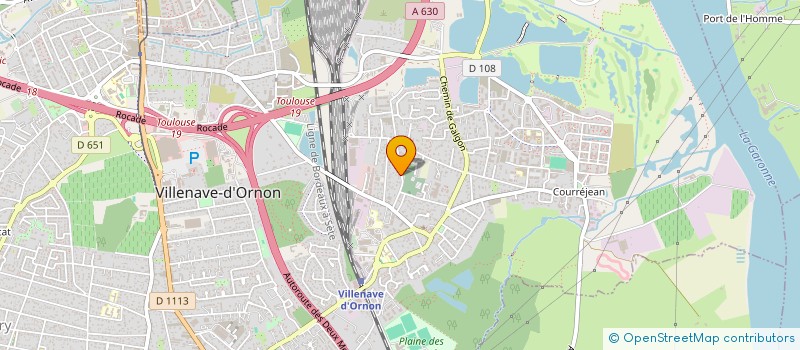 localisation de l'entreprise MADAME SYLVIE OSTIER  VILLENAVE D ORNON