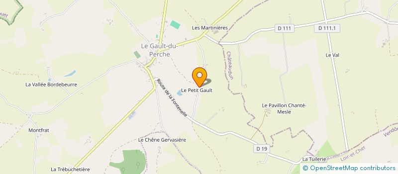 localisation de l'entreprise MADAME SYLVIE OULION  LE GAULT-DU-PERCHE