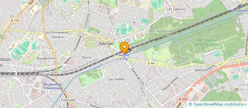 localisation de l'entreprise MADAME SYLVIE OUVIER à SEVRAN