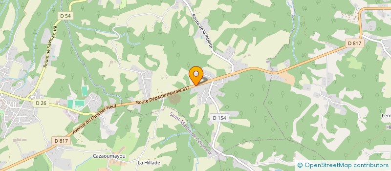 localisation de l'entreprise MADAME SYLVIE OUVRARD  SAINT-ANDRE-DE-SEIGNANX