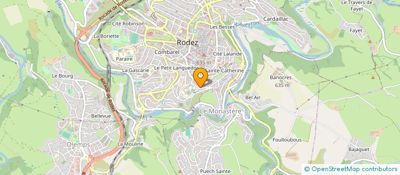 localisation de l'entreprise MADAME SYLVIE PADEIRO  RODEZ