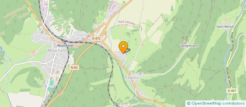 localisation de l'entreprise MADAME SYLVIE PAGET  PAGNOZ