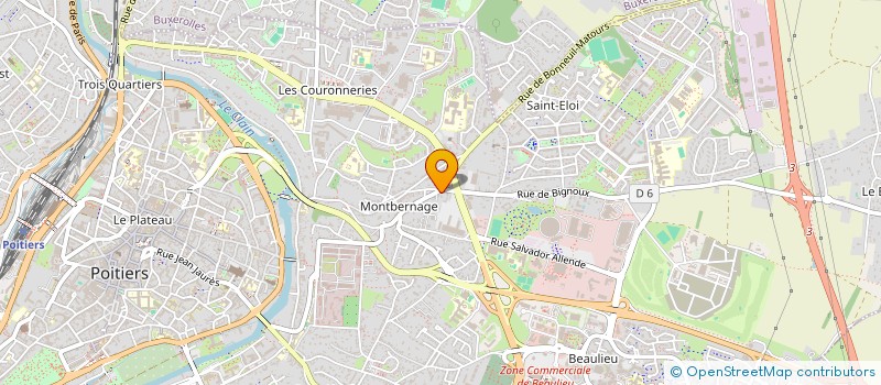 localisation de l'entreprise MADAME SYLVIE PAILLER  POITIERS