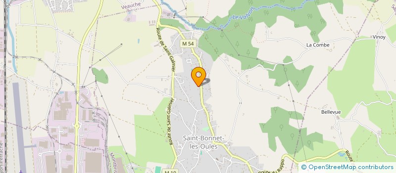 localisation de l'entreprise MADAME SYLVIE PAILLEUX  SAINT-BONNET-LES-OULES