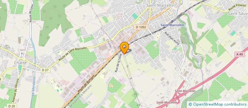 localisation de l'entreprise MADAME SYLVIE PAIN  SAINT-MARCELLIN