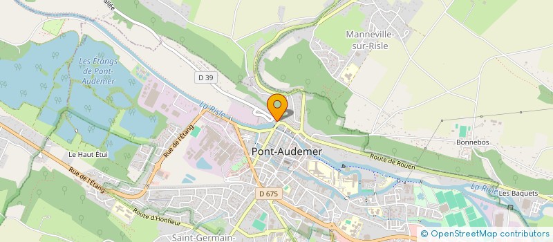 localisation de l'entreprise MADAME SYLVIE PAINSECQ  PONT-AUDEMER