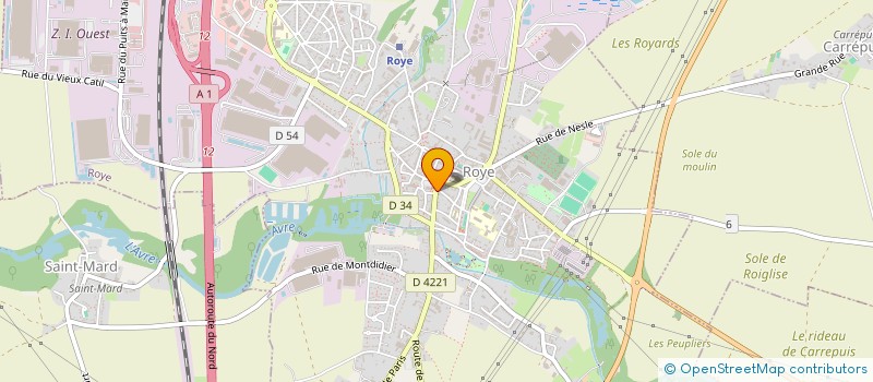 localisation de l'entreprise MADAME SYLVIE PALISSE  ROYE