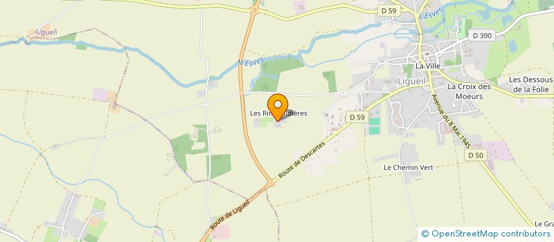 localisation de l'entreprise MADAME SYLVIE PAMART  LIGUEIL