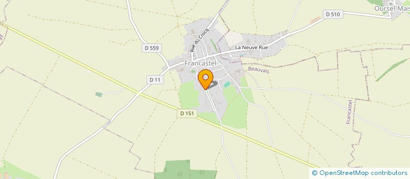 localisation de l'entreprise MADAME SYLVIE PAPILLON  FRANCASTEL