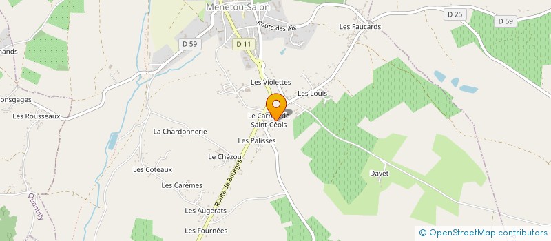 localisation de l'entreprise MADAME SYLVIE PARIS  MENETOU-SALON